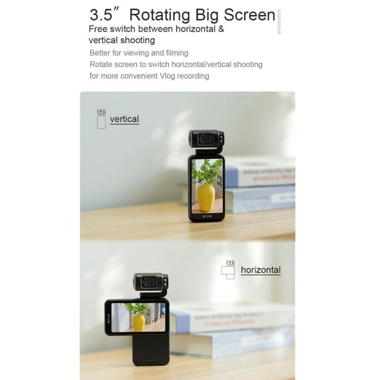 Ordro 3.5-Inch Large Screen 5K Video Recording Pocket Camera, M3 Ordro 3.5-Inch Large Screen 5K Video Recording Pocket Camera, M3